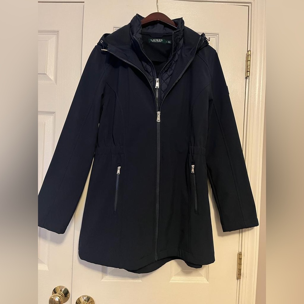 Ralph Lauren Navy Blue Rain Jacket NWOT